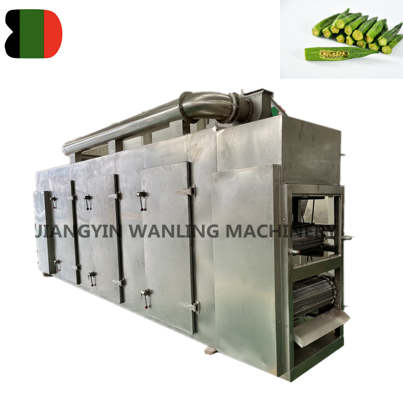 DW Máquina de secador de cinta de malha automática de transportador automático